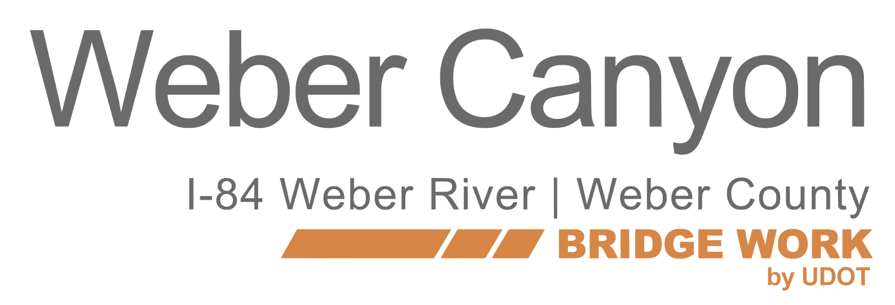 Weber Canyon, I-84 Weber River | Weber County, and BRIDGE WORK by UDOT